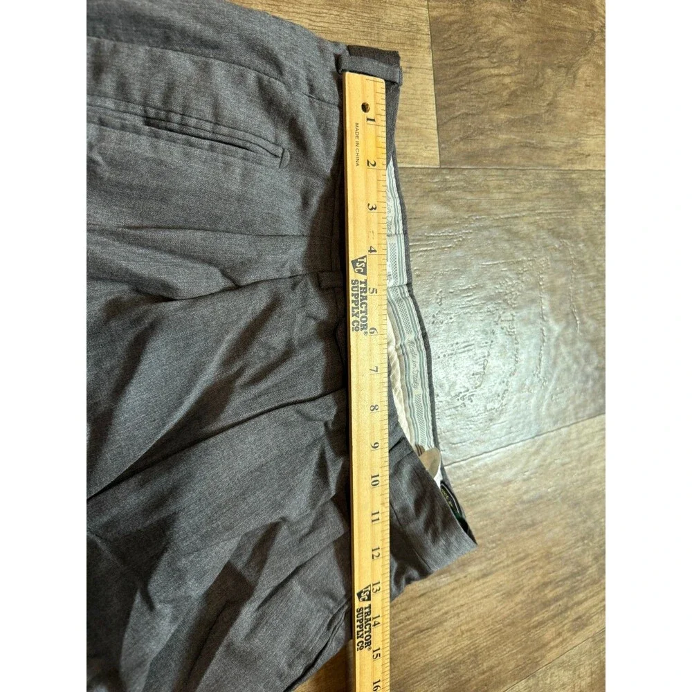 Zanieri Pants Mens Size 30 Gray Wool Dress Pants